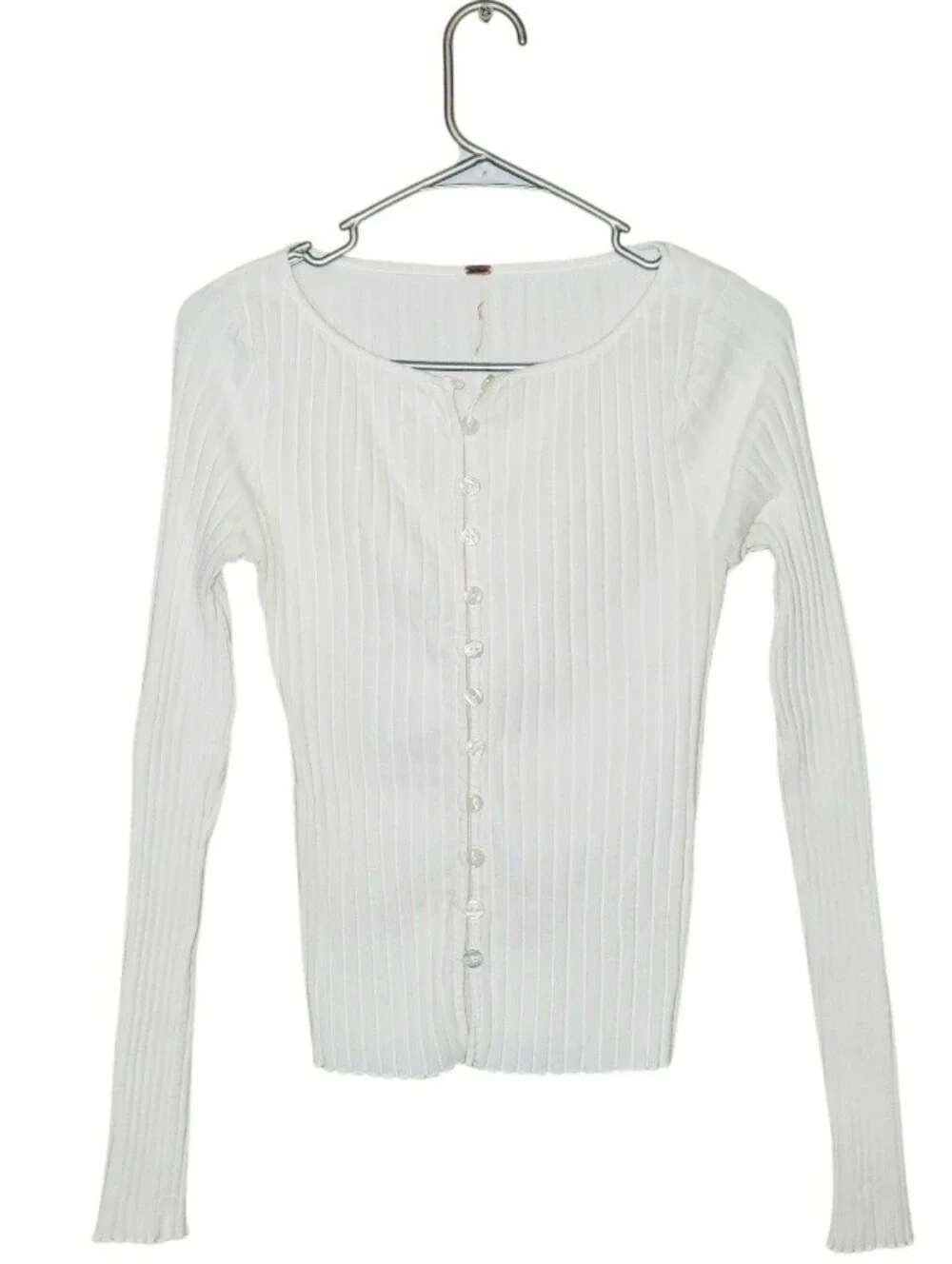 Free People Tilly Cardigan In Ivory Large